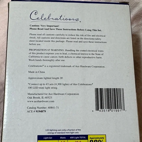 Multi-Color LED Mini Light String - Picture 4 of 4